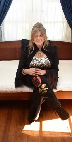 Christine McVie Red Flower on Pant